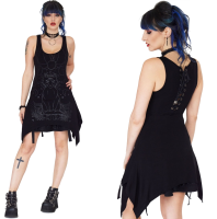 Šaty Jawbreaker Mystic Cat s bočním lemem - LDSTPA3204