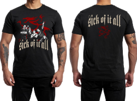 SICK OF IT ALL - Band Poster - černé pánské triko