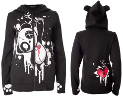 Mikina Killer Panda Girl - KpHeartbleedHoo