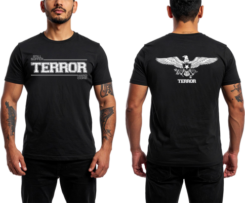 TERROR - Still Suffer Logo Crest - černé pánské triko