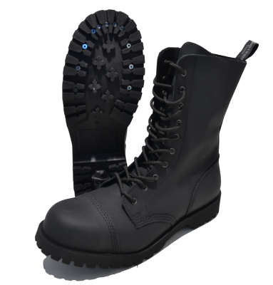 Boots and Braces 10 dírkové boty s ocelovou špičkou -  601340