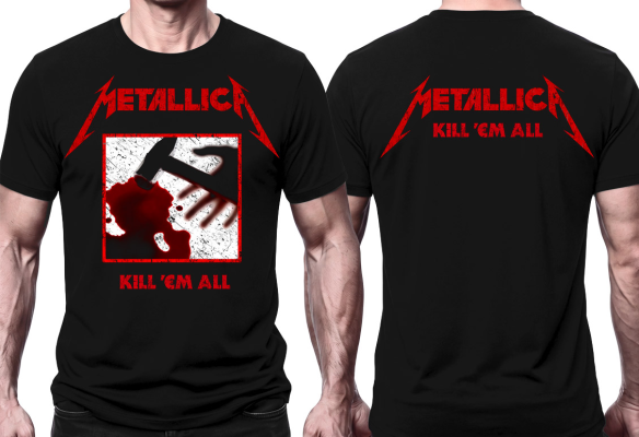 METALLICA - Kill Em All - černé pánské triko